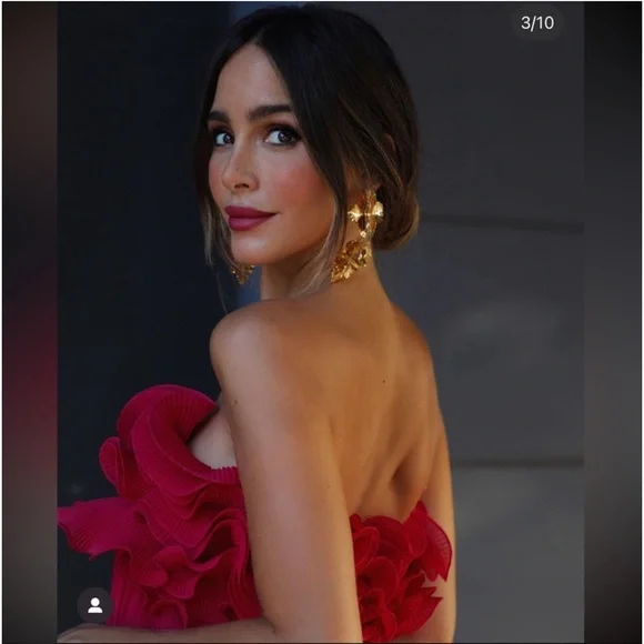 NWT Zara Ruffle Strapless Pleated Mini Dress - Picture 9 of 13